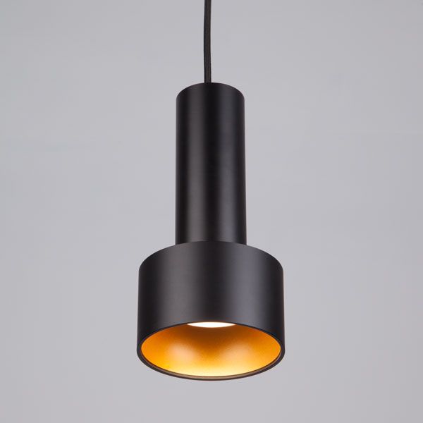 Накладной потолочный светодиодный светильник 50134/1 LED черный/золото