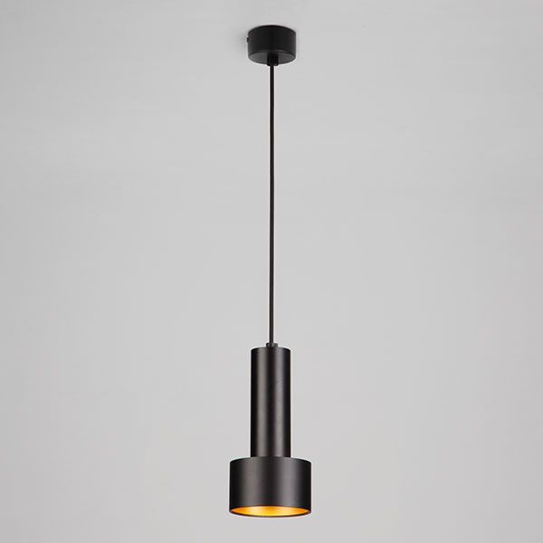 Накладной потолочный светодиодный светильник 50134/1 LED черный/золото