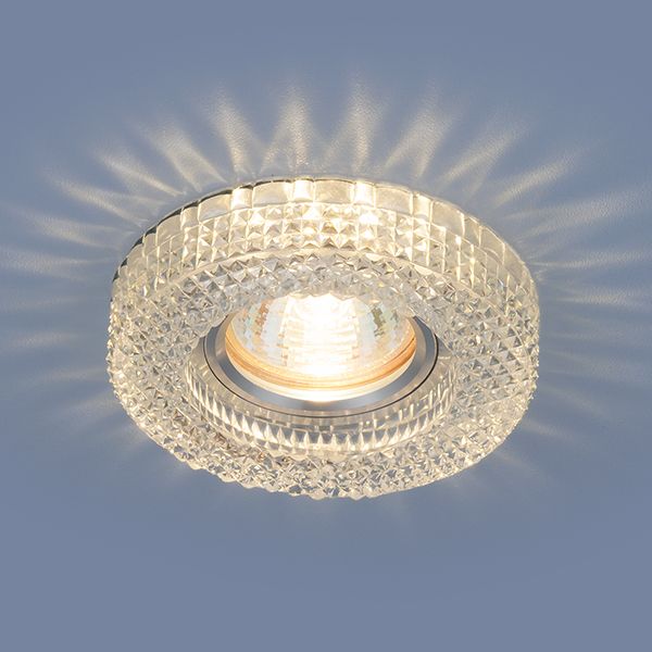 Встраиваемый потолочный светильник с LED подсветкой 2213 MR16 CL прозрачный