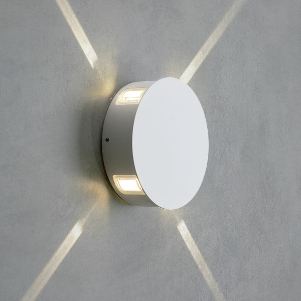 BEAM белый уличный настенный светодиодный светильник 1545 TECHNO LED