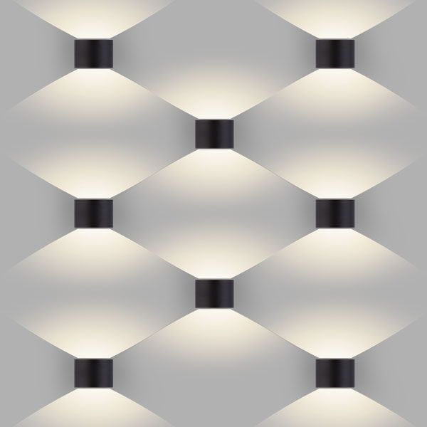 BLADE серый уличный настенный светодиодный светильник 1518 TECHNO LED