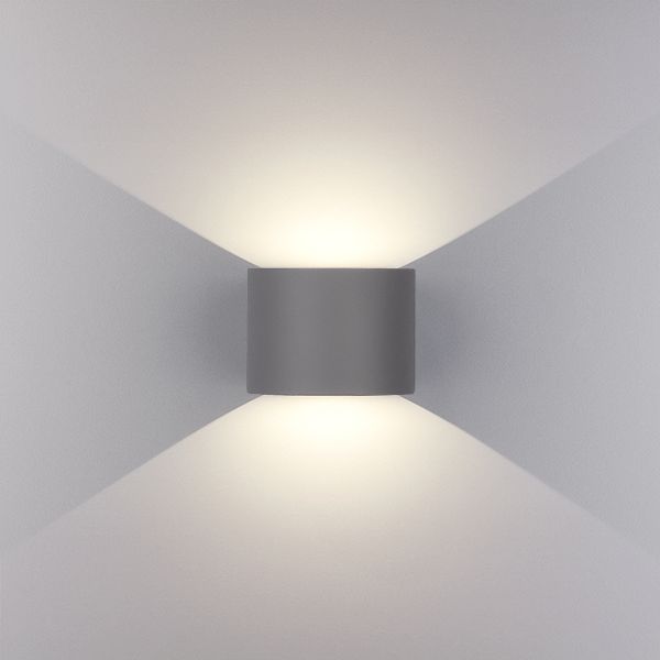 BLADE серый уличный настенный светодиодный светильник 1518 TECHNO LED