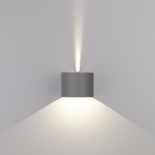 BLADE серый уличный настенный светодиодный светильник 1518 TECHNO LED
