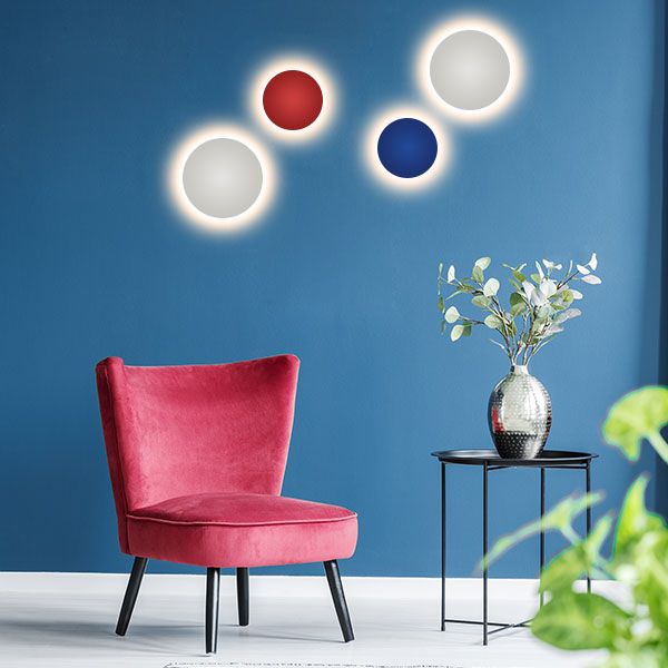 CONCEPT S красный уличный настенный светодиодный светильник 1660 TECHNO LED
