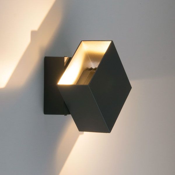 FOBOS графит уличный светодиодный светильник с поворотным механизмом 1607 TECHNO LED