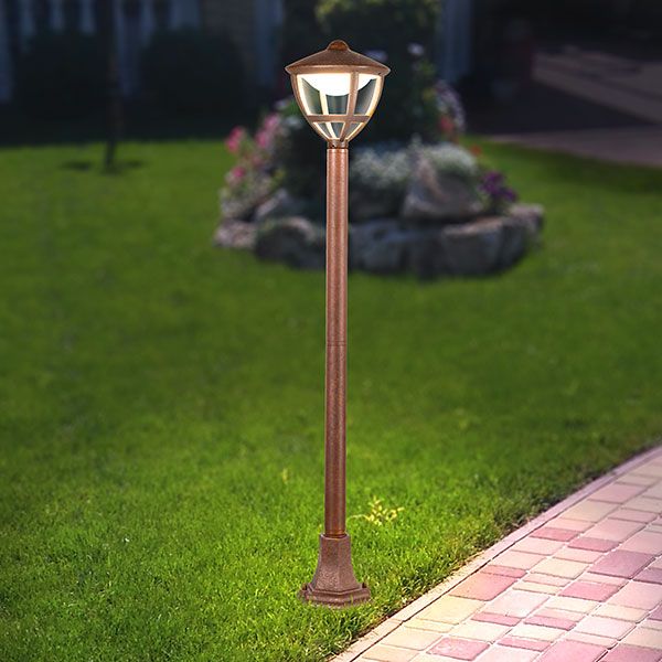 Gala F брауни уличный светодиодный светильник на столбе IP44 GL LED 3001F