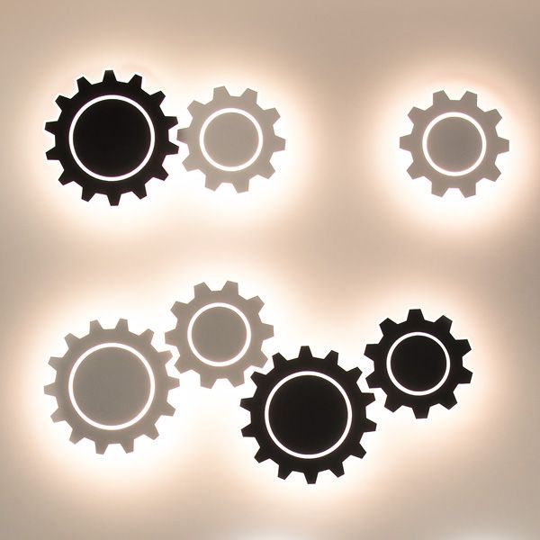 Gear M LED белый Настенный светодиодный светильник MRL LED 1095