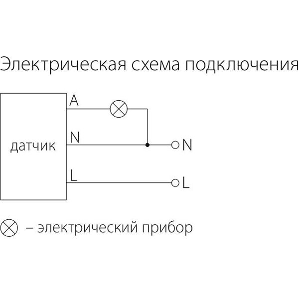 Инфракрасный датчик движения 1200W IP20 360 Белый SNS-M-03