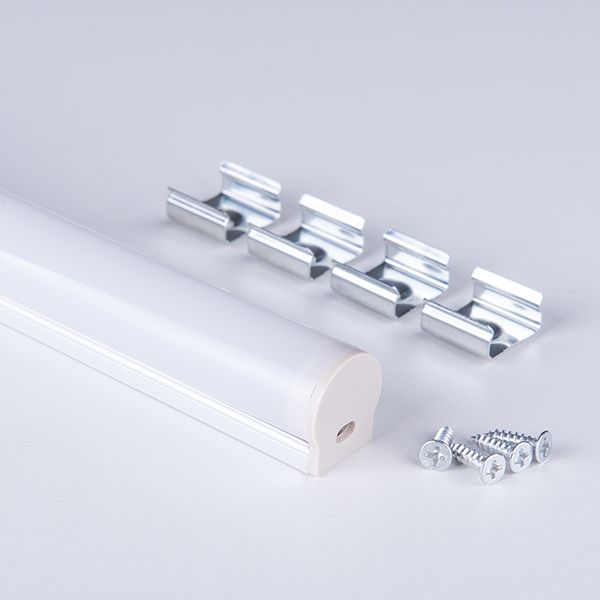 Накладной алюминиевый профиль для LED ленты LL-2-ALP010
