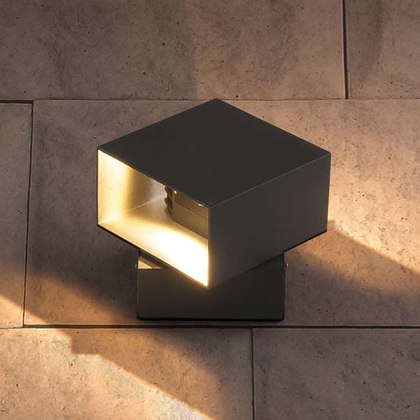 FOBOS графит уличный светодиодный светильник с поворотным механизмом 1607 TECHNO LED