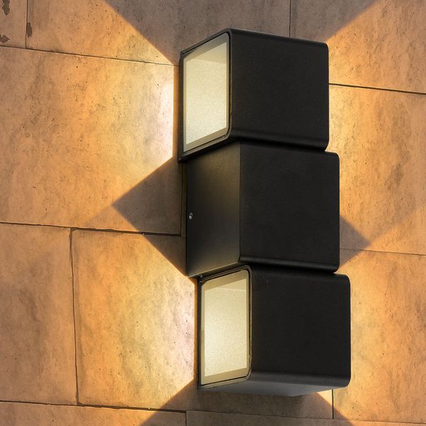 Triton черный уличный настенный светодиодный светильник 1694 TECHNO LED