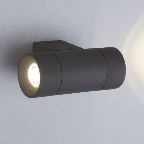 Sokar графит уличный настенный светодиодный светильник 1605 TECHNO LED
