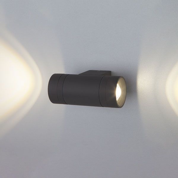 Sokar графит уличный настенный светодиодный светильник 1605 TECHNO LED