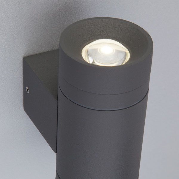 Sokar графит уличный настенный светодиодный светильник 1605 TECHNO LED