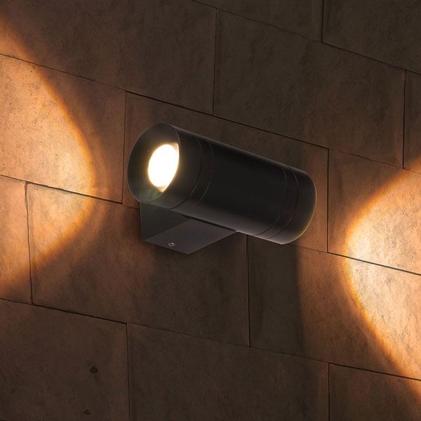 Sokar графит уличный настенный светодиодный светильник 1605 TECHNO LED