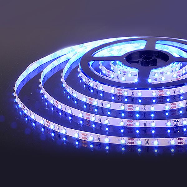 Светодиодная лента 3528/60 LED 4.8W IP20 синий свет
