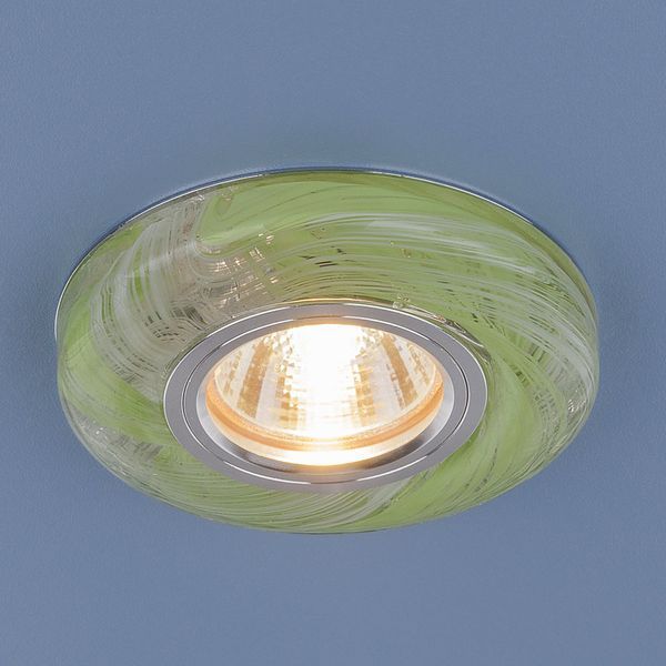 Точечный светодиодный светильник 2191 MR16 CL/GR прозрачный/зеленый