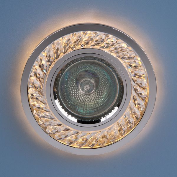 Точечный светодиодный светильник 8355 MR16 CL/CH прозрачный/хром
