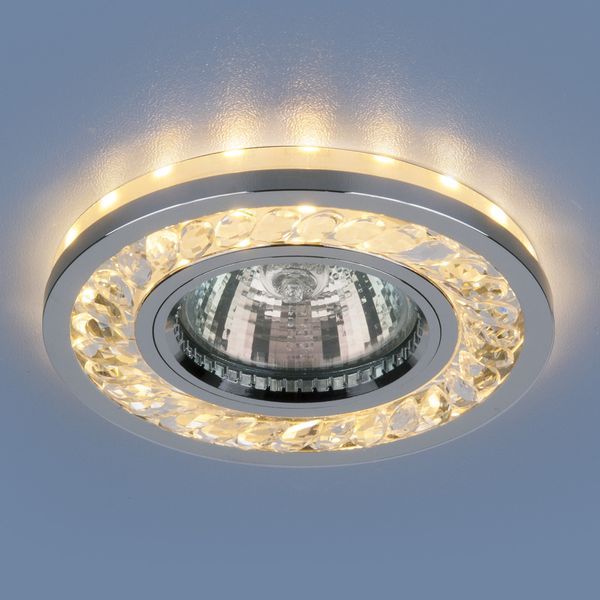 Точечный светодиодный светильник 8355 MR16 CL/CH прозрачный/хром