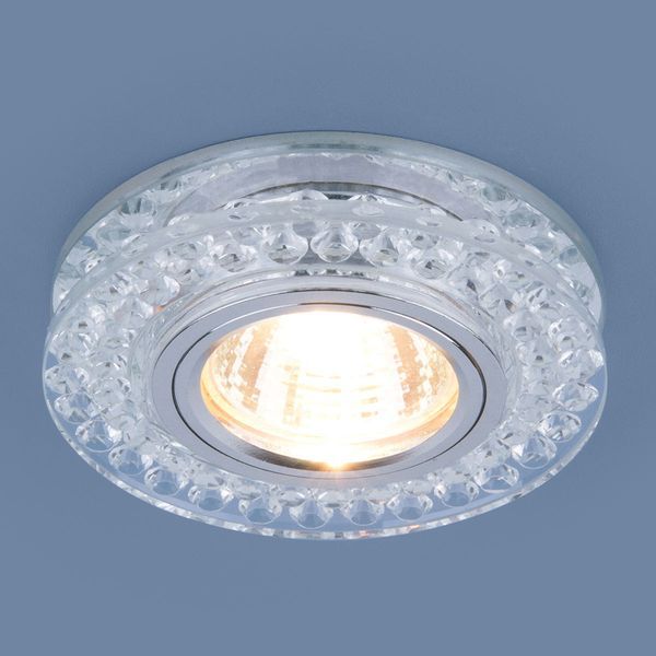 Точечный светодиодный светильник 8381 MR16 CL/SL прозрачный/серебро