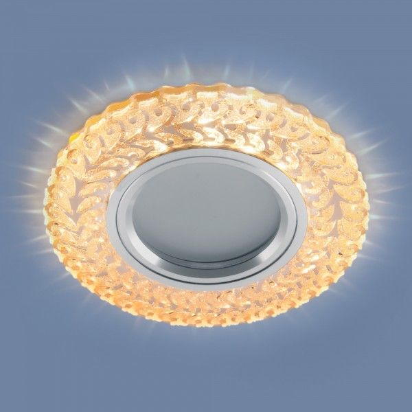 Встраиваемый точечный светильник с LED подсветкой 2223 MR16 GC тонированный