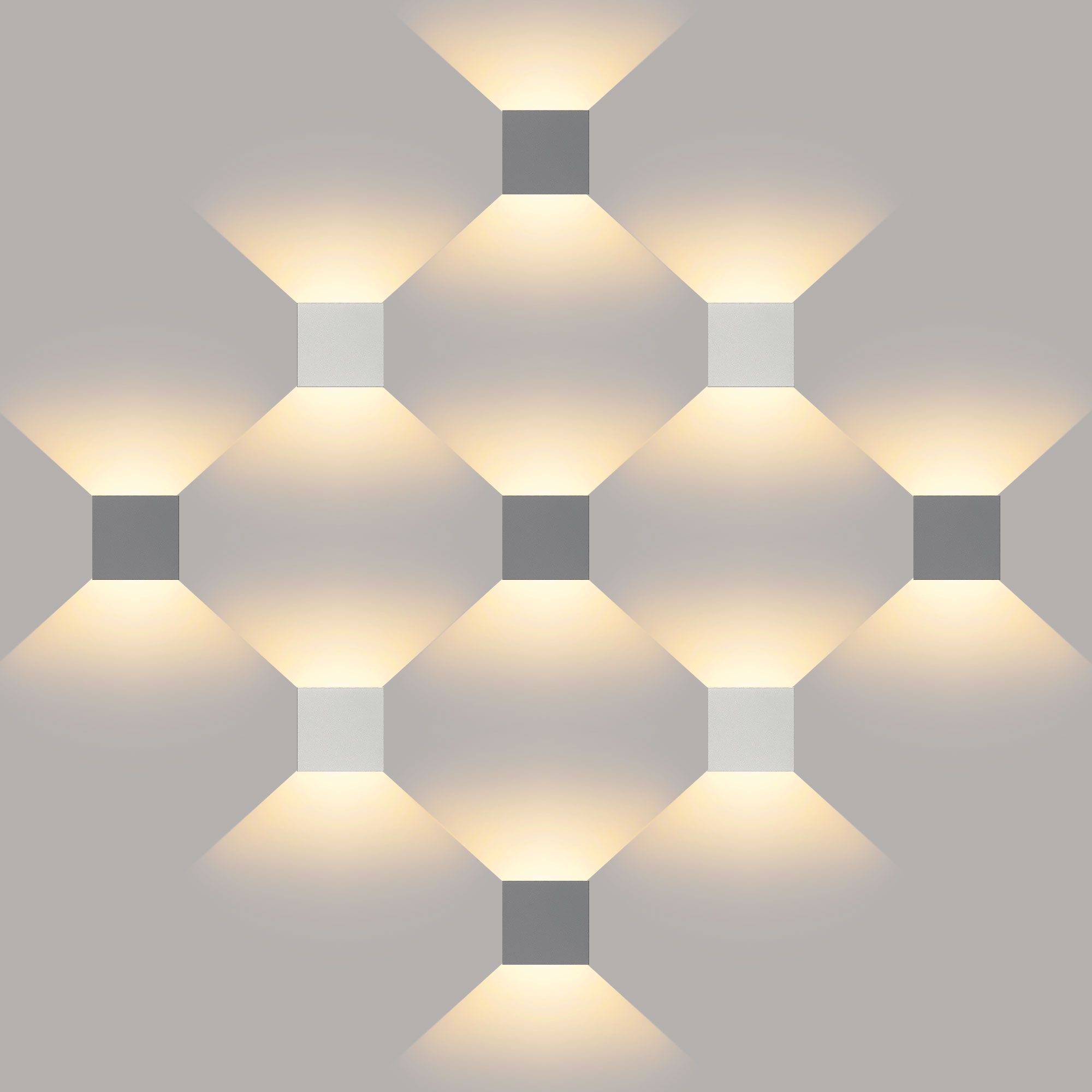 Winner серый уличный настенный светодиодный светильник 1548 TECHNO LED