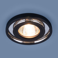 Точечный светодиодный светильник 7021 SL/BK зеркальный/черный 