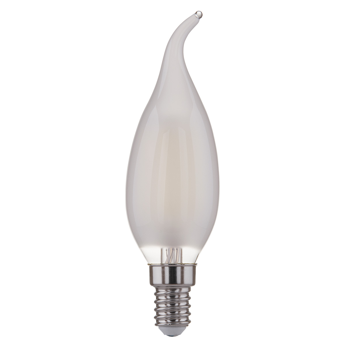 Лампа светодиодная Свеча на ветру BL112 7W 4200K E14 белый матовый