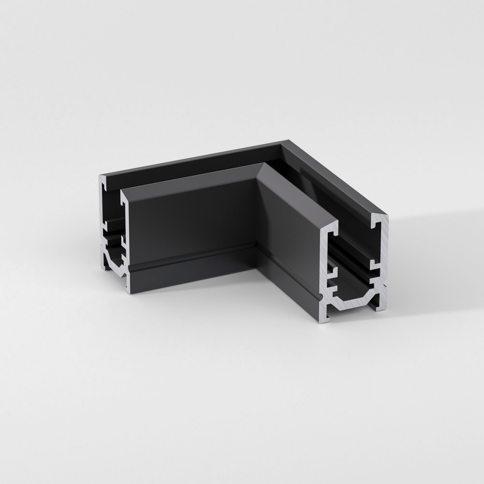 Mini Magnetic Коннектор угловой для накладного шинопровода черный 85179/00 85179/00