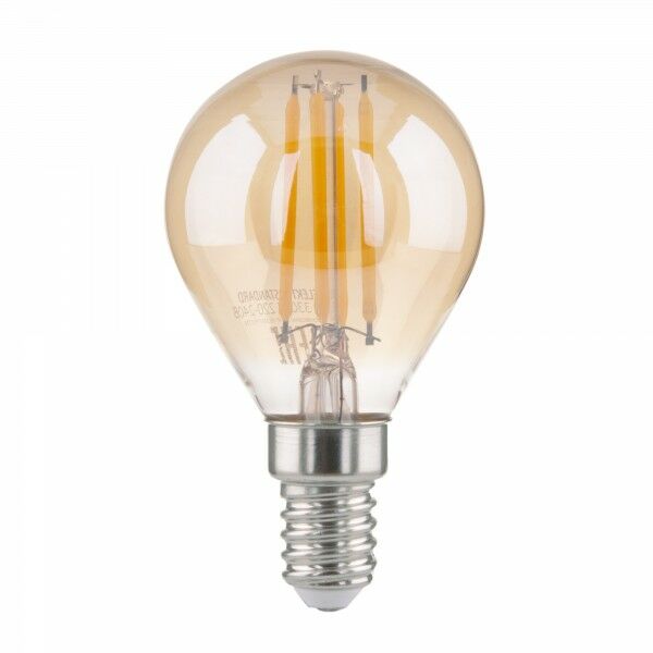 Филаментная светодиодная лампа G45 6W 3300K E14 тонированная BLE1408