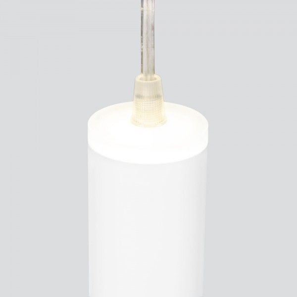 Подвесной светодиодный светильник белый матовый DLR035 12W 4200K белый матовый