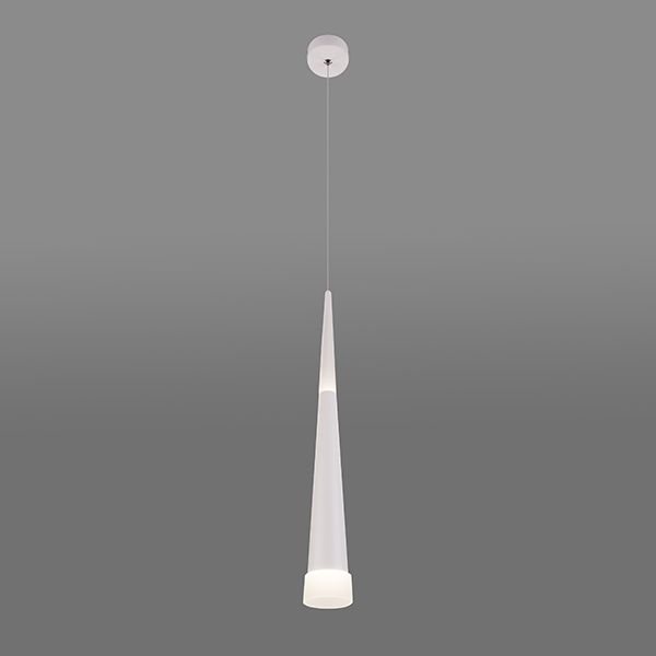 Подвесной светодиодный светильник белый матовый DLR038 7+1W 4200K белый матовый