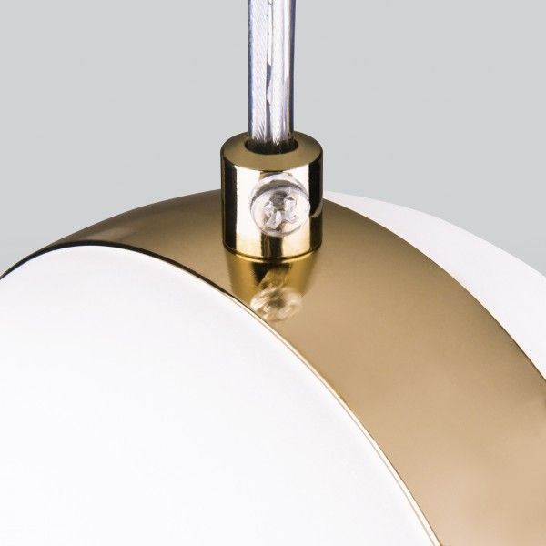 Подвесной светодиодный светильник белый / золото DLN050  GX53