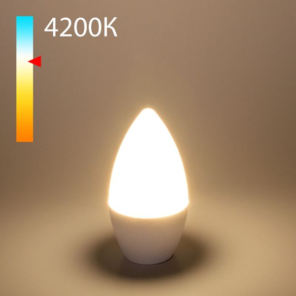 Светодиодная лампа "Свеча" C37 6W 4200K E14 BLE1422