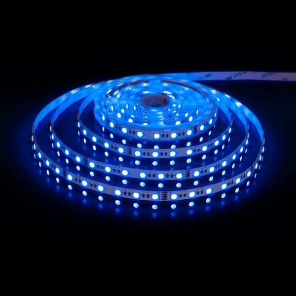 Светодиодная лента Лента светодиодная 24V 24W 60Led 5050 IP20 MIX RGB/теплый белый, 5м