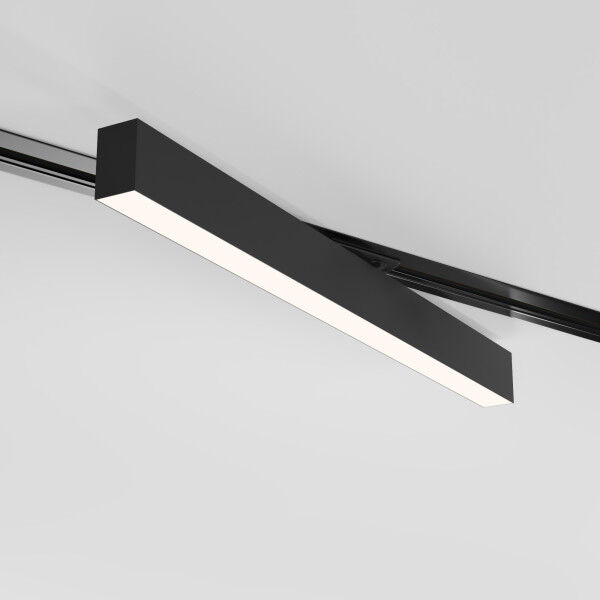Трековый светодиодный светильник для однофазного шинопровода X-Line 20W 4200K черный матовый X-Line черный матовый 20W 4200K (LTB54) однофазный