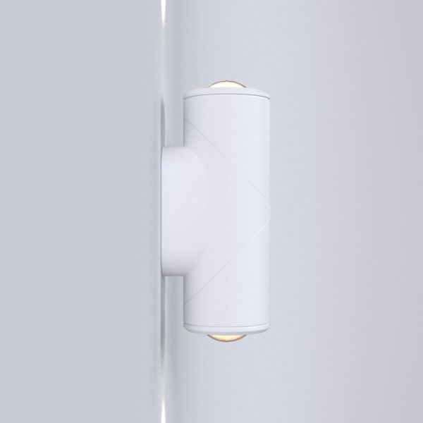 Уличный настенный светодиодный светильник GIRA D LED IP54 35127/D белый