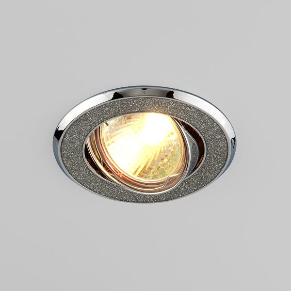 Встраиваемый точечный светильник серебряный блеск/хром 611 MR16 SL серебряный блеск/хром