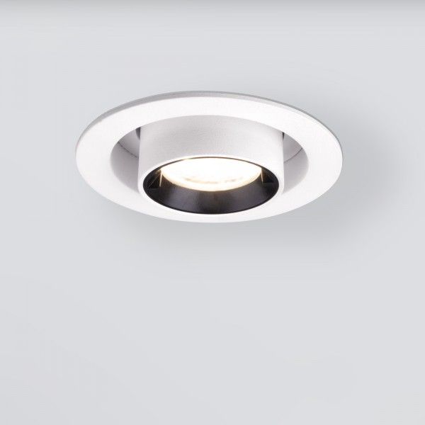 Встраиваемый точечный светодиодный светильник Pispa 10W 4200K белый матовый 9917 LED