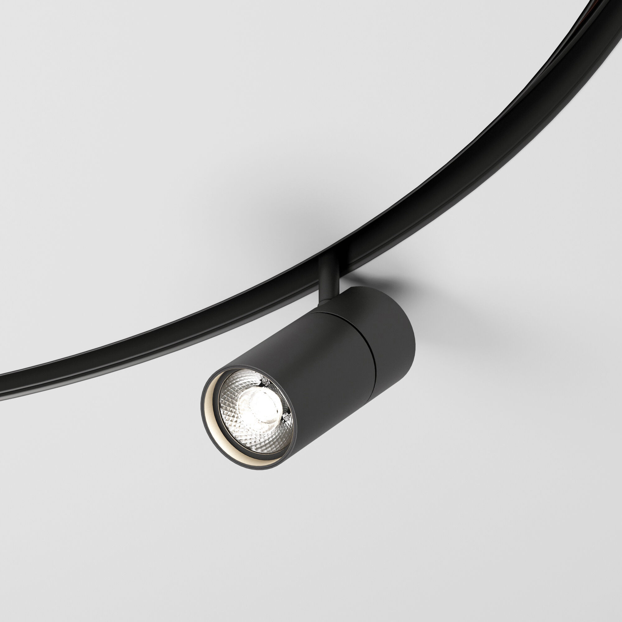 Slim Magnetic Трековый светильник для радиусного шинопровода 12W 4200K Comfi чёрный ? 1200мм 85189/01 85189/01