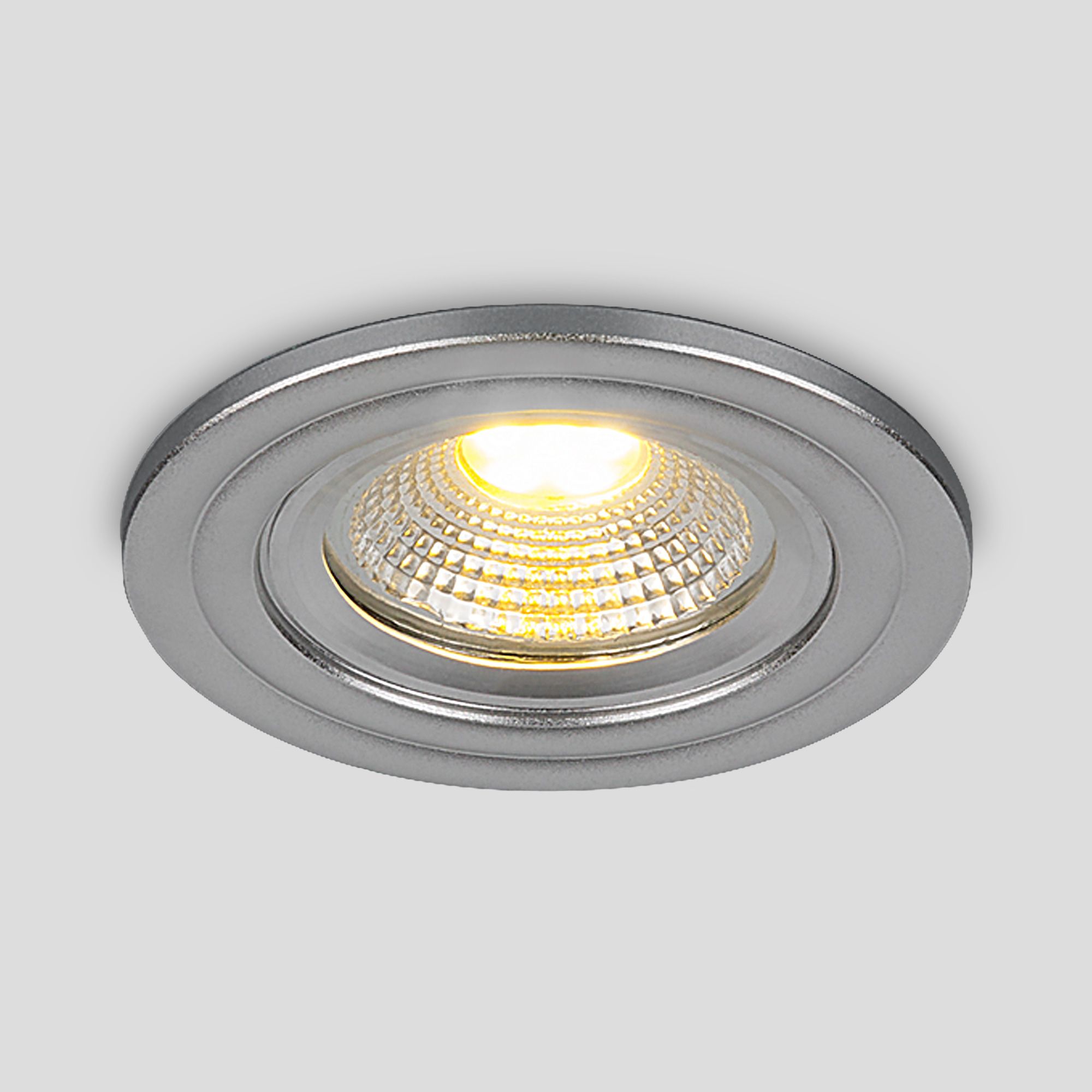 Встраиваемый точечный LED светильник серебро 9902 LED 3W COB SL серебро 9902 LED