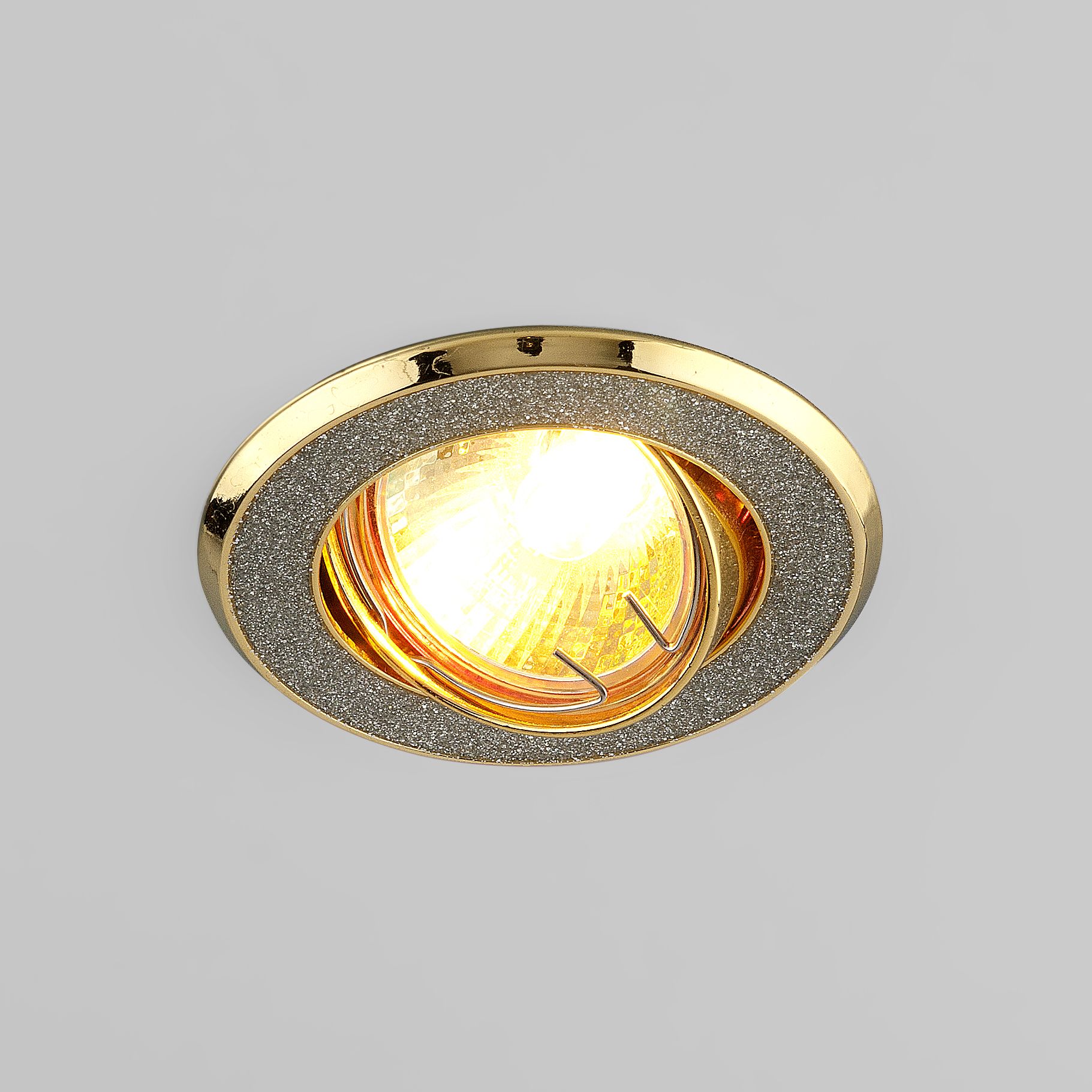 Встраиваемый точечный светильник 611 MR16 SL/GD серебряный блеск/золото 611 MR16 SL/GD серебряный блеск/золото