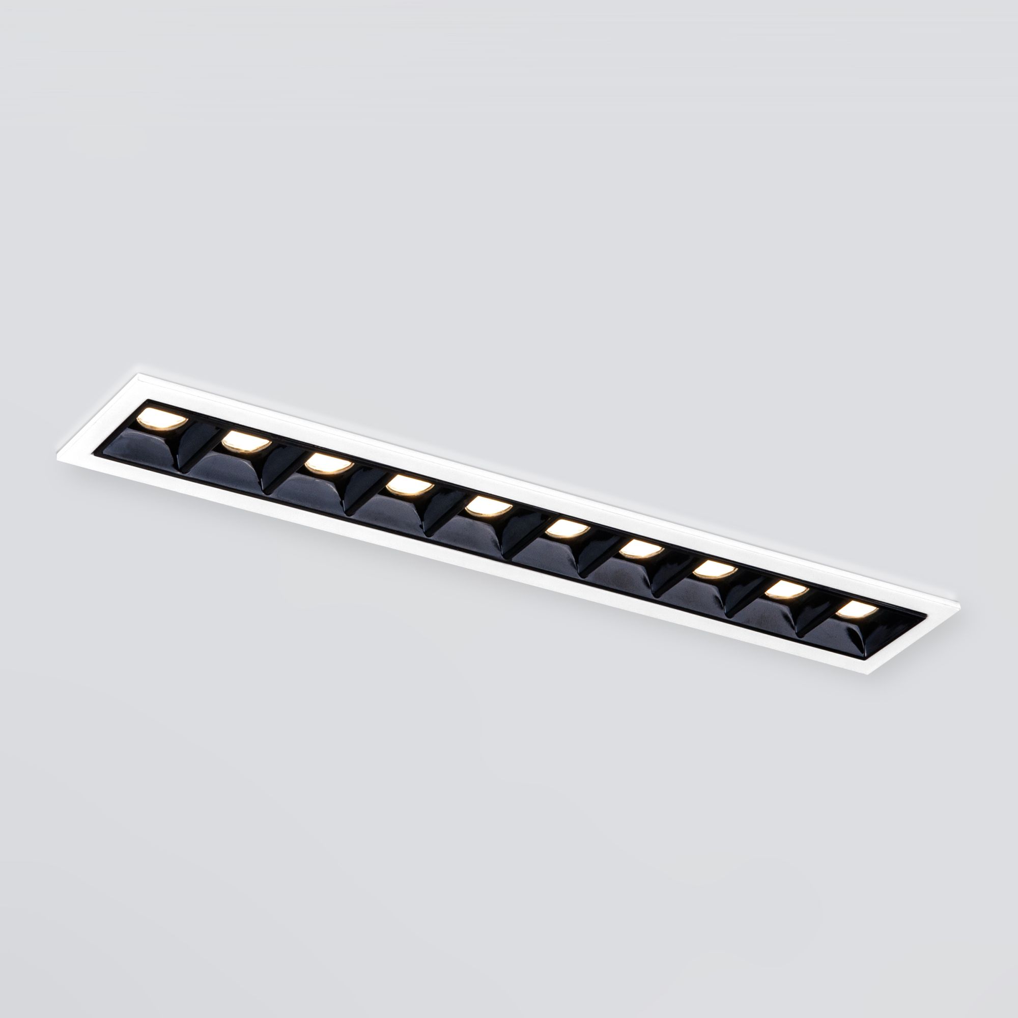Встраиваемый точечный светодиодный светильник 9922 LED 20W 4200K белый/черный 9922 LED